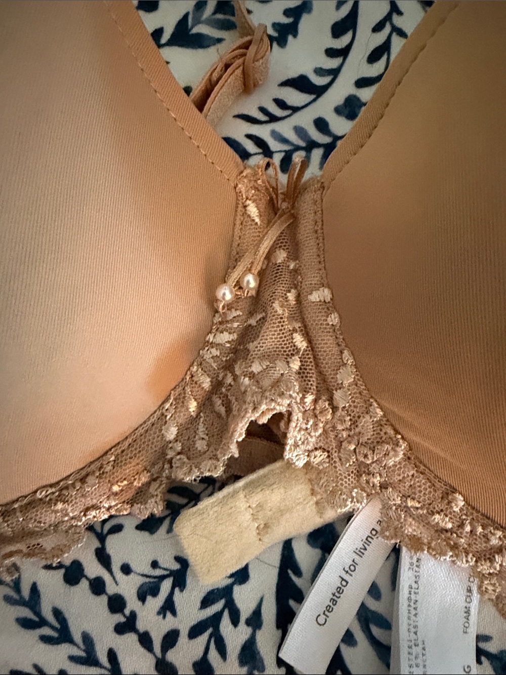 Marie Jo Nude Lace-Trim T-Shirt Bra - Picture 5 of 6